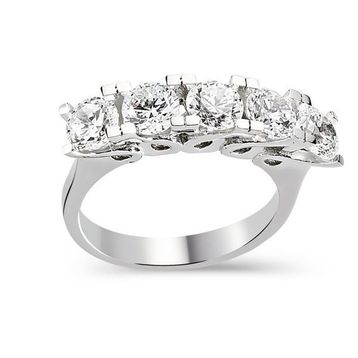 Bilezikhane Altın Beş taş 4.10 Gram 14 Ayar Yüzük