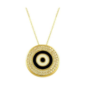 Bilezikhane Göz 3.80 Gram 14 Ayar Altın Kolye