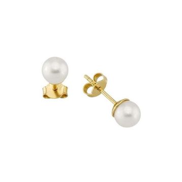 Bilezikhane İncili 2.25 Gram 14 Ayar Altın Küpe