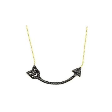 Bilezikhane Kara Ok 2.55 Gram 14 Ayar Altın Kolye