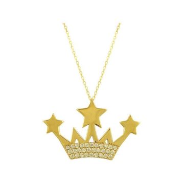 Bilezikhane Kral Tacı 14 Ayar Altın 3.10 Gram Kolye