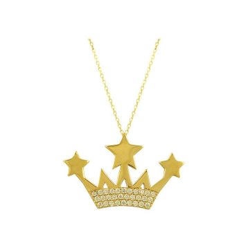 Bilezikhane Kral Tacı 14 Ayar Altın 3.10 Gram Kolye