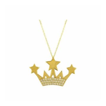 Bilezikhane Kral Tacı 14 Ayar Altın 3.10 Gram Kolye
