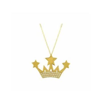 Bilezikhane Kral Tacı 14 Ayar Altın 3.10 Gram Kolye