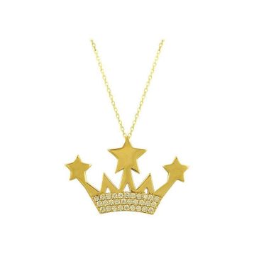 Bilezikhane Kral Tacı 14 Ayar Altın 3.10 Gram Kolye
