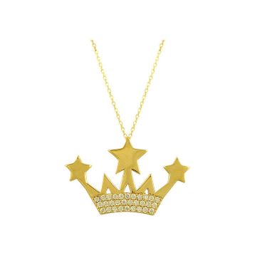 Bilezikhane Kral Tacı 14 Ayar Altın 3.10 Gram Kolye