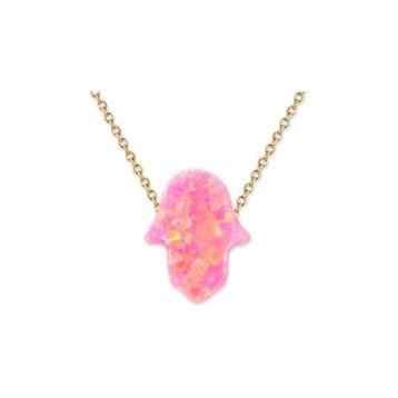Bilezikhane Mira Pembe Fatma Ana Eli 1.50 Gram 14 Ayar Altın Kolye