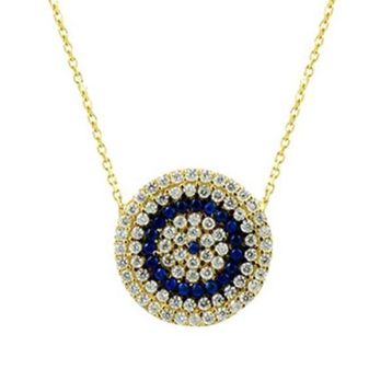 Bilezikhane Sosyetegözü 2.38 Gram 14 Ayar Altın Kolye