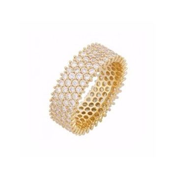 Bilezikhane Tamtur 4 Sıra 5.00 Gram 14 Ayar Altın Yüzük