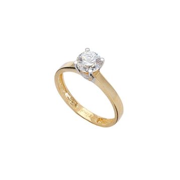 Bilezikhane Tek Taş Sarı 2.06 Gram 14 Ayar Altın Yüzük