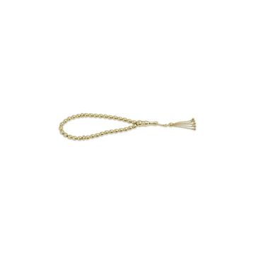 Bilezikhane Tespih Oval İşlemeli 15,00 Gram 14 Ayar Altın