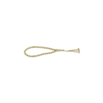 Bilezikhane Tespih Oval İşlemeli 15,00 Gram 14 Ayar Altın