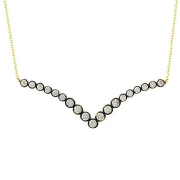 Bilezikhane V Model 2.80 Gram 14 Ayar Altın Kolye