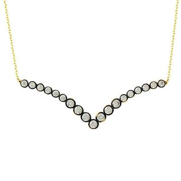Bilezikhane V Model 2.80 Gram 14 Ayar Altın Kolye