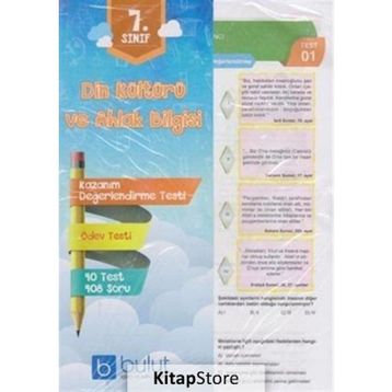 Bilfen Yayınları 7. Sınıf Din Kültürü ve Ahlak Bilgisi Depar Kazanım Tarama Testleri
