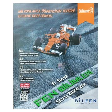 Bilfen Yayınları 8. Sınıf Biltest Fen Bilimleri Soru Bankası