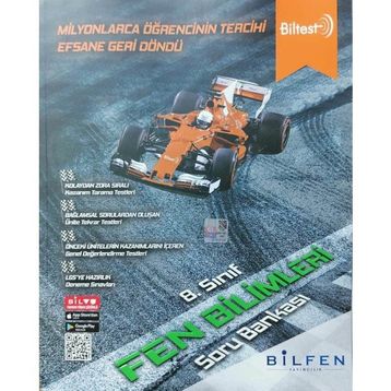 Bilfen Yayınları 8. Sınıf Biltest Fen Bilimleri Soru Bankası