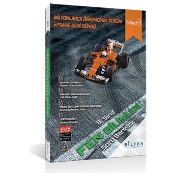 Bilfen Yayınları 8. Sınıf Biltest Fen Bilimleri Soru Bankası