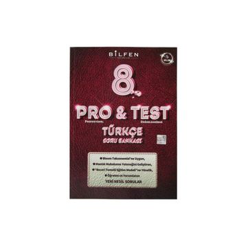 Bilfen Yayınları 8. Sınıf LGS Pro&Test Türkçe Soru Bankası