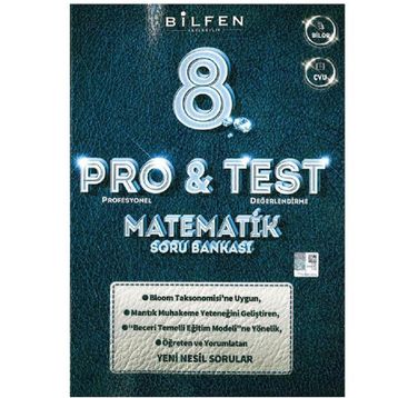 Bilfen Yayınları 8. Sınıf Pro&test Matematik Soru Bankası