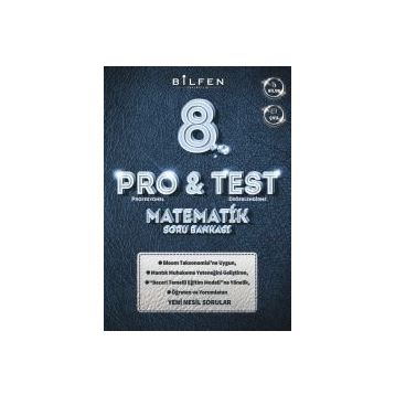 Bilfen Yayınları 8. Sınıf Pro&test Matematik Soru Bankası