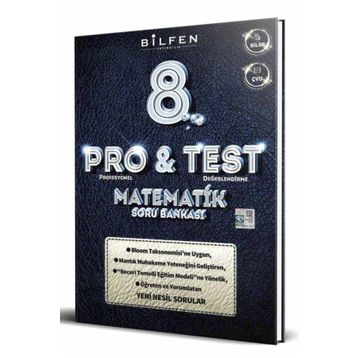 Bilfen Yayınları 8. Sınıf Pro&test Matematik Soru Bankası
