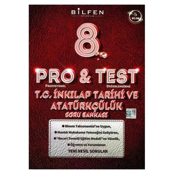Bilfen Yayınları 8. Sınıf T.C. İnkılap Tarihi ve Atatürkçülük ProTest Soru Bankası