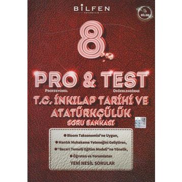 Bilfen Yayınları 8. Sınıf T.C. İnkılap Tarihi ve Atatürkçülük ProTest Soru Bankası