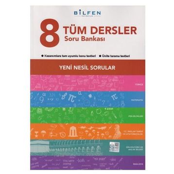 Bilfen Yayınları 8 Sınıf Tüm Dersler Soru Bankası