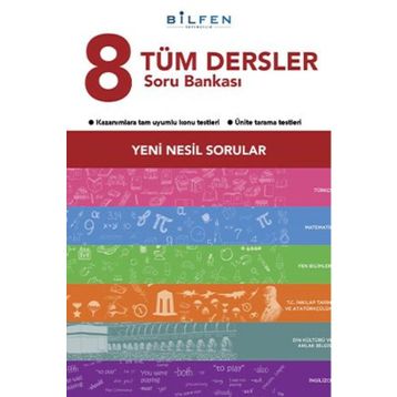Bilfen Yayınları 8.Sınıf Yeni Nesil Sorular Tüm Dersler Soru Bankası