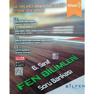 Bilfen Yayınları Biltest 6.Sınıf Fen Bilimleri Soru Bankası