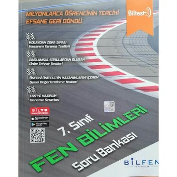Bilfen Yayınları Biltest 7.Sınıf Fen Bilimleri Soru Bankası