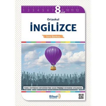 Bilfen Yayınları BİLTEST 8.Sınıf İngilizce Soru Bankası - kollektif