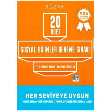 Bilfen Yayınları TYT Sosyal Bilimler 20'li Deneme Seti 2020
