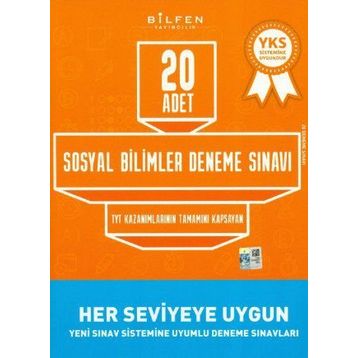 Bilfen Yayınları TYT Sosyal Bilimler Deneme Sınavı 20 Adet