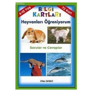 Bilgi Kartları - Hayvanları Öğreniyorum - Muharrem Tan