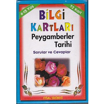 Bilgi Kartları - Peygamberler Tarihi 72 Kart 6 - 15 Yaş - Mürşide Uysal