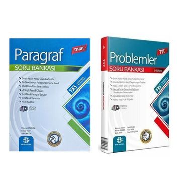 Bilgi Sarmal TYT AYT Paragraf ve Problemler Soru Bankası 2 Kitap Set