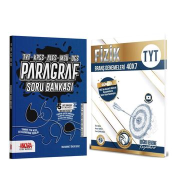 Bilgi Sarmal TYT Fizik Deneme ve Ankara Kitap Merkezi Paragraf Soru Bankası Seti