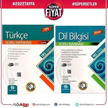 Bilgi Sarmal TYT Türkçe ve Dil Bilgisi Soru Bankası Seti 2 Kitap