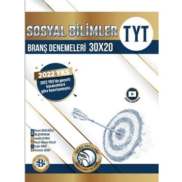 Bilgi Sarmal Yayınları 2022 TYT Sosyal Bilimler 30x20 Branş Denemeleri