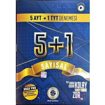 Bilgi Sarmal Yayınları 2022 YKS TYT AYT Sayısal 5+1 Sarmal Deneme