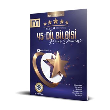 Bilgi Sarmal Yayınları - TYT Dil Bilgisi Yıldızlar Yarışıyor 45 Branş Denemesi