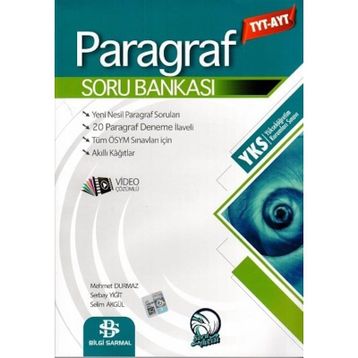 Bilgi Sarmal Yayınları Video Çözümlü TYT AYT Paragraf Soru Bankası