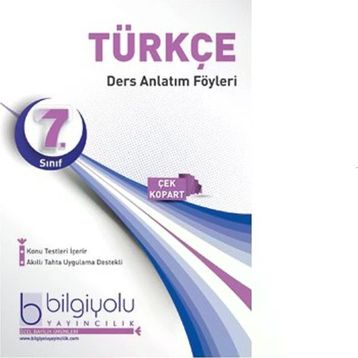 Bilgiyolu Yayınları 7. Sınıf Türkçe Ders Anlatım Föyü