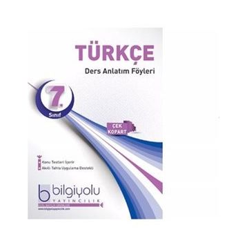 Bilgiyolu Yayınları 7. Sınıf Türkçe Ders Anlatım Föyü