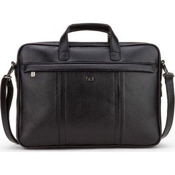 Bilik Deri CRL S300-15 Siyah Rölax Deri Unisex Laptop & Evrak Çantası