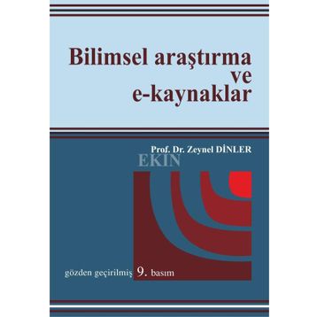 Bilimsel Araştırma ve E-Kaynaklar - Zeynel Dinler