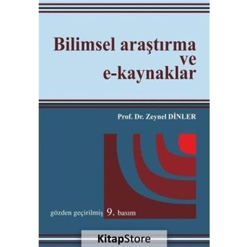 Bilimsel Araştırma ve E-Kaynaklar - Zeynel Dinler