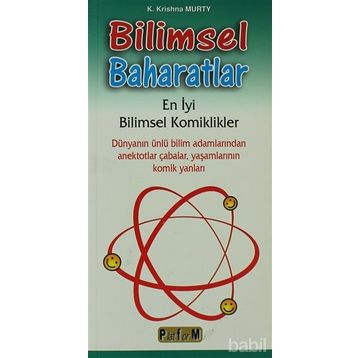 BILIMSEL BAHARATLAR EN İYİ BILIMSEL KOMIKLIKLER - K. KRISHNA MURTY